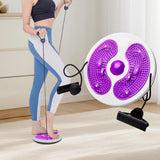 Maxbell Twist Exercise Board Ergonomic Abdominal Workout Device for Thighs Arms Hips Purple