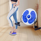 Maxbell Twist Exercise Board Ergonomic Abdominal Workout Device for Thighs Arms Hips Blue
