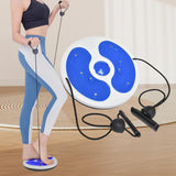 Maxbell Twist Exercise Board Ergonomic Abdominal Workout Device for Thighs Arms Hips Blue