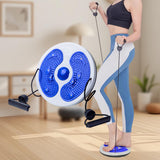 Maxbell Twist Exercise Board Ergonomic Abdominal Workout Device for Thighs Arms Hips Blue