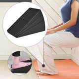 Maxbell 3Pcs EPP Calf Stretcher Slant Board Adjustable Multifunctional 4 Level Angle Black
