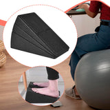 Maxbell 3Pcs EPP Calf Stretcher Slant Board Adjustable Multifunctional 4 Level Angle Black