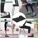 Maxbell 3Pcs EPP Calf Stretcher Slant Board Adjustable Multifunctional 4 Level Angle Black