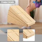 Maxbell 3Pcs EPP Calf Stretcher Slant Board Adjustable Multifunctional 4 Level Angle Khaki