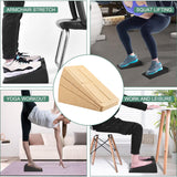 Maxbell 3Pcs EPP Calf Stretcher Slant Board Adjustable Multifunctional 4 Level Angle Khaki