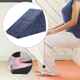 Maxbell 3Pcs EPP Calf Stretcher Slant Board Adjustable Multifunctional 4 Level Angle Black Blue