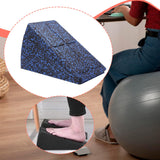 Maxbell 3Pcs EPP Calf Stretcher Slant Board Adjustable Multifunctional 4 Level Angle Black Blue