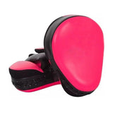 Maxbell 1 Pair Boxing Pads Focus Pad Curved Punching Mitts for Practice Sanda Karate Pink