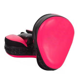 Maxbell 1 Pair Boxing Pads Focus Pad Curved Punching Mitts for Practice Sanda Karate Pink