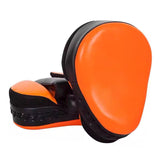 Maxbell 1 Pair Boxing Pads Focus Pad Curved Punching Mitts for Practice Sanda Karate Orange