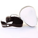 Maxbell 1 Pair Boxing Pads Focus Pad Curved Punching Mitts for Practice Sanda Karate White