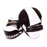 Maxbell 1 Pair Boxing Pads Focus Pad Curved Punching Mitts for Practice Sanda Karate White