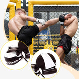 Maxbell 1 Pair Boxing Pads Focus Pad Curved Punching Mitts for Practice Sanda Karate White