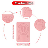 Maxbell Jump Rope Mat for Home Gym Flooring Thick Floor Protection Rope Skipping Pad Pink