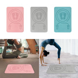 Maxbell Jump Rope Mat for Home Gym Flooring Thick Floor Protection Rope Skipping Pad Pink