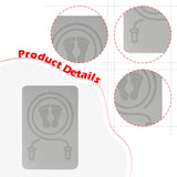 Maxbell Jump Rope Mat for Home Gym Flooring Thick Floor Protection Rope Skipping Pad Gray