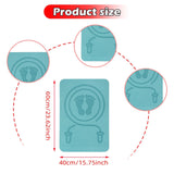 Maxbell Jump Rope Mat for Home Gym Flooring Thick Floor Protection Rope Skipping Pad Blue