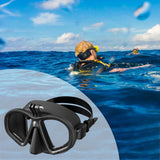 Maxbell Diving Glasses Lightweight Snorkel Gear for Water Sports Underwater Swimming Black