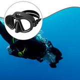 Maxbell Diving Glasses Lightweight Snorkel Gear for Water Sports Underwater Swimming Black