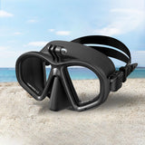 Maxbell Diving Glasses Lightweight Snorkel Gear for Water Sports Underwater Swimming Black