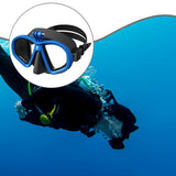 Maxbell Diving Glasses Lightweight Snorkel Gear for Water Sports Underwater Swimming Black Blue