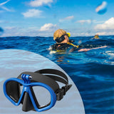 Maxbell Diving Glasses Lightweight Snorkel Gear for Water Sports Underwater Swimming Black Blue