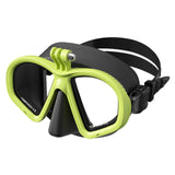 Maxbell Diving Glasses Lightweight Snorkel Gear for Water Sports Underwater Swimming Black Green