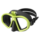 Maxbell Diving Glasses Lightweight Snorkel Gear for Water Sports Underwater Swimming Black Green