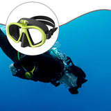 Maxbell Diving Glasses Lightweight Snorkel Gear for Water Sports Underwater Swimming Black Green