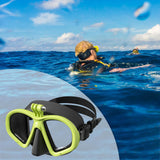 Maxbell Diving Glasses Lightweight Snorkel Gear for Water Sports Underwater Swimming Black Green