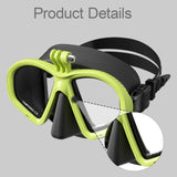 Maxbell Diving Glasses Lightweight Snorkel Gear for Water Sports Underwater Swimming Black Green