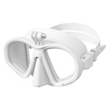 Maxbell Diving Glasses Lightweight Snorkel Gear for Water Sports Underwater Swimming White