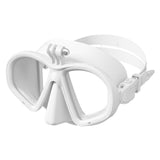 Maxbell Diving Glasses Lightweight Snorkel Gear for Water Sports Underwater Swimming White