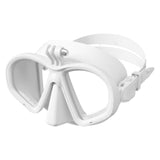 Maxbell Diving Glasses Lightweight Snorkel Gear for Water Sports Underwater Swimming White