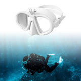 Maxbell Diving Glasses Lightweight Snorkel Gear for Water Sports Underwater Swimming White