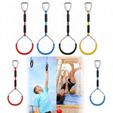 Maxbell Strength Training Ring for Boys Girls Gymnastics Ring for Exercise Household Red