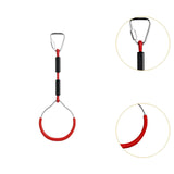 Maxbell Strength Training Ring for Boys Girls Gymnastics Ring for Exercise Household Red