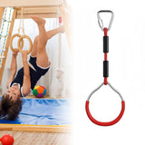 Maxbell Strength Training Ring for Boys Girls Gymnastics Ring for Exercise Household Blue