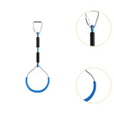 Maxbell Strength Training Ring for Boys Girls Gymnastics Ring for Exercise Household Blue