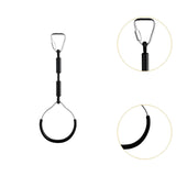 Maxbell Strength Training Ring for Boys Girls Gymnastics Ring for Exercise Household Black