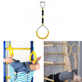 Maxbell Strength Training Ring for Boys Girls Gymnastics Ring for Exercise Household Yellow