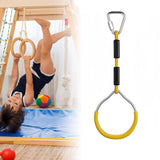 Maxbell Strength Training Ring for Boys Girls Gymnastics Ring for Exercise Household Yellow