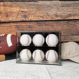 Maxbell Baseball Display Case Clear Autograph Dustproof Baseball Ball Display Holder