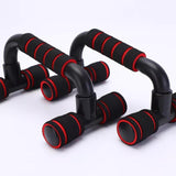 Maxbell Push up Handles Stands Sturdy Push up Handles for Home Gym Calisthenics Fitness red