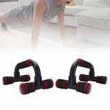 Maxbell Push up Handles Stands Sturdy Push up Handles for Home Gym Calisthenics Fitness red