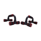 Maxbell Push up Handles Stands Sturdy Push up Handles for Home Gym Calisthenics Fitness red