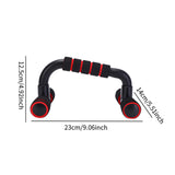 Maxbell Push up Handles Stands Sturdy Push up Handles for Home Gym Calisthenics Fitness red