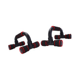 Maxbell Push up Handles Stands Sturdy Push up Handles for Home Gym Calisthenics Fitness red