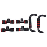 Maxbell Push up Handles Stands Sturdy Push up Handles for Home Gym Calisthenics Fitness red