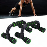 Maxbell Push up Handles Stands Sturdy Push up Handles for Home Gym Calisthenics Fitness green